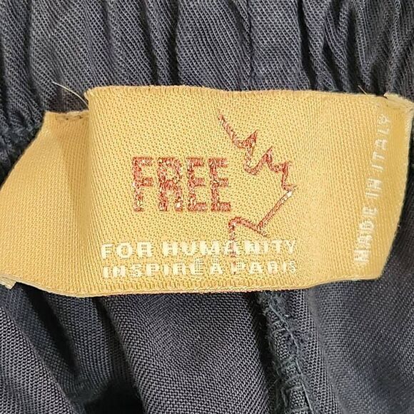 Free For Humanity paper bag pants blue one size - Picture 3 of 4